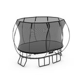 Compact Oval Trampoline