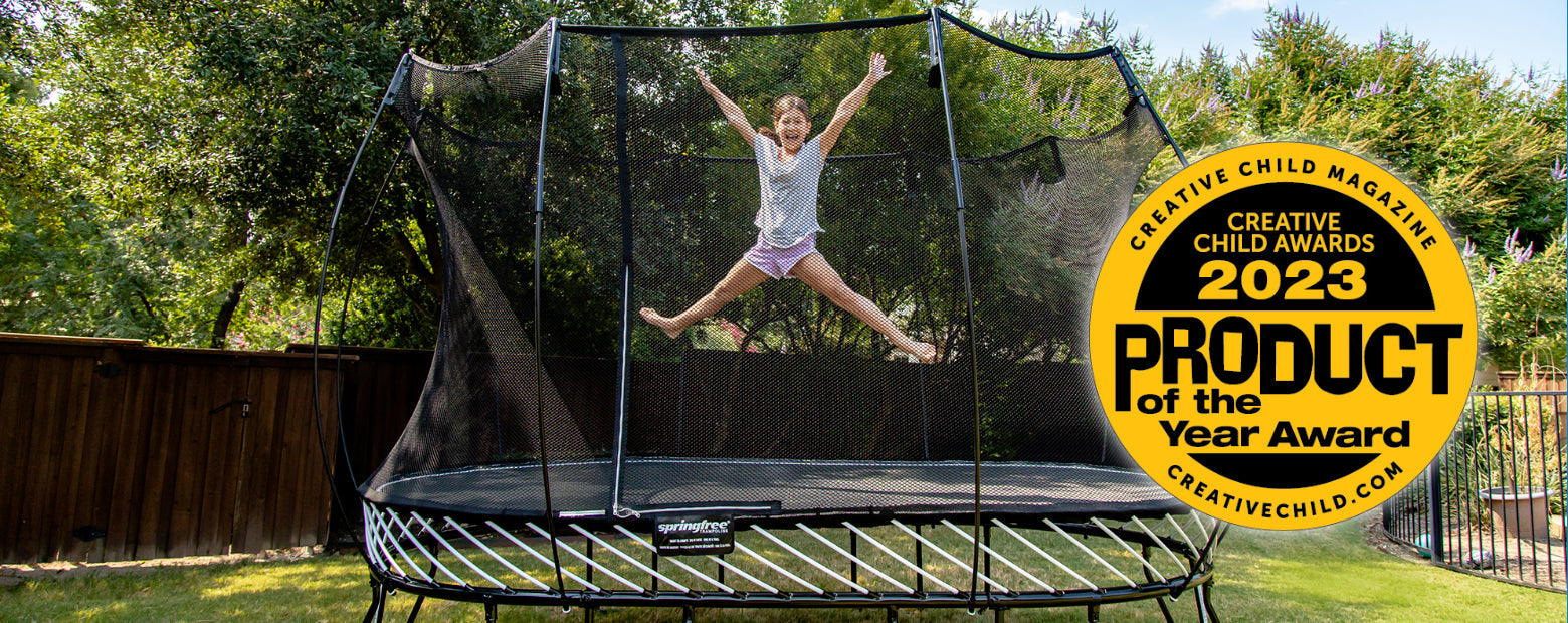 Springfree Trampoline Wins 2023 Creative Child Award for Product of the Year