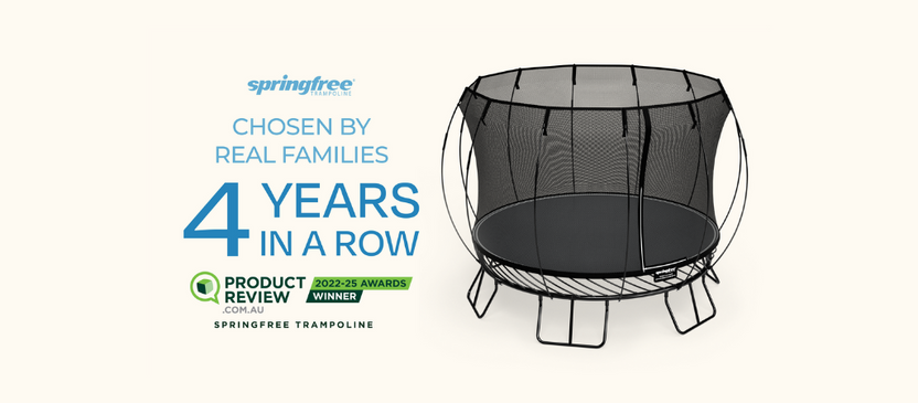 Springfree Wins 4th ProductReview.com.au Award for Trampolines