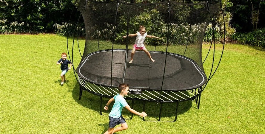 Trampoline vs Jumping Castle for Your Backyard