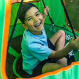 FlyMax Saucer Tree Swing with Tent - Green
