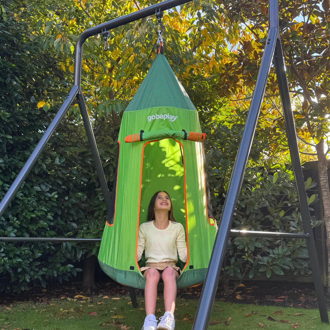 TitanFlex Swing Set with Saucer Tent Swing