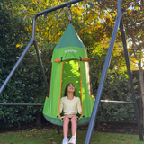 TitanFlex Swing Set with Saucer Tent Swing
