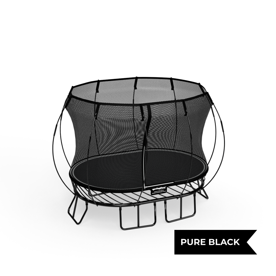 Compact Oval Trampoline