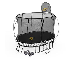 Medium Oval Trampoline / Pure Black