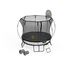 Compact Round Trampoline / Pure Black