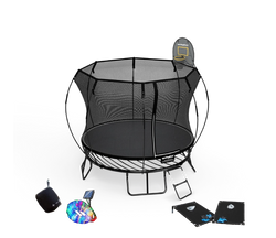 Compact Round Trampoline / Pure Black