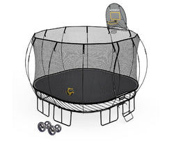 Large Square Trampoline / Pure Black
