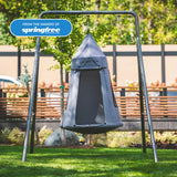 TitanFlex Swing Set with Saucer Tent Swing
