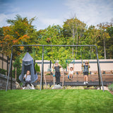 TitanMax Swing Set with Saucer Tent Swing
